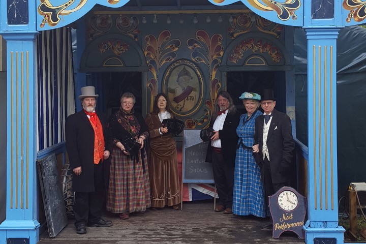 Hollycombe Bioscope open for Victorian Magic Lantern shows