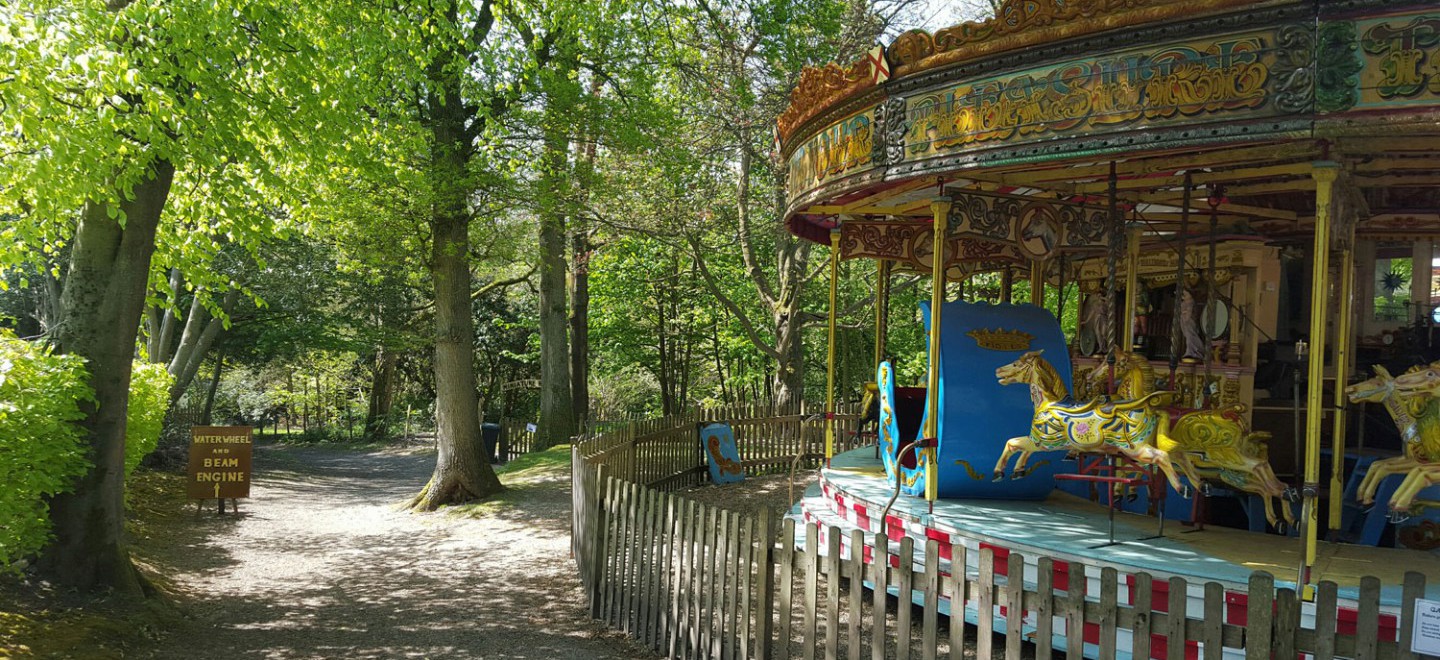 Golden Gallopers at Hollycombe Steam in the Country